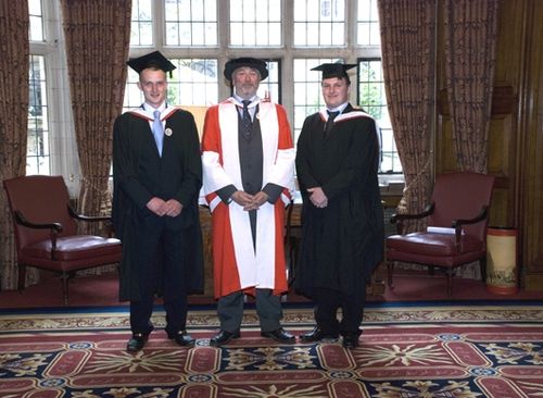 Cliff Williams (left) and Gareth Evans (right) City & Guilds Licentiateship Senior Award